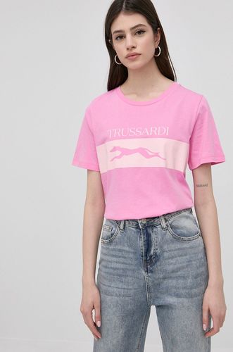 Trussardi t-shirt bawełniany 174.99PLN