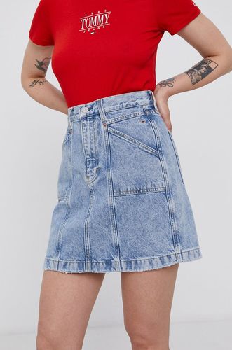 Tommy Jeans Spódnica jeansowa bawełniana 239.99PLN