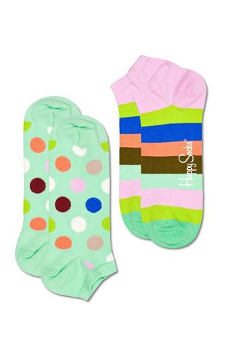 Happy Socks - Skarpetki Big Dot Stripe Low (2-PACK) 31.99PLN