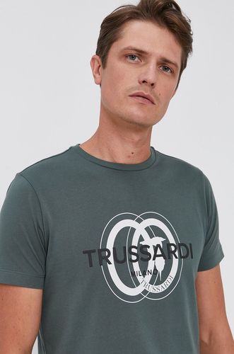 Trussardi t-shirt bawełniany 189.99PLN