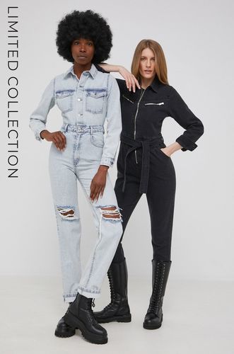 Answear Lab kombinezon jeansowy answear.LAB X limitowana kolekcja festiwalowa BE BRAVE 299.99PLN