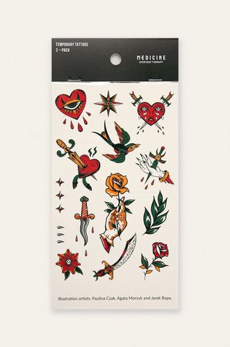 Medicine - Tatuaże zmywalne Tattoo Konwent (2-pack) 14.90PLN