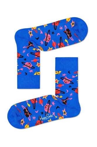 Happy Socks - Skarpetki Space Cat Half Crew 19.90PLN