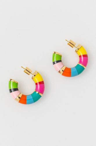 Kat Maconie kolczyki candy cane stud medium hoop earrings 709.99PLN