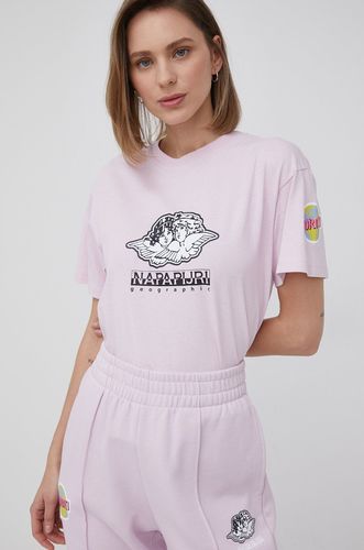 Napapijri t-shirt bawełniany Napapijri X Fiorucci 264.99PLN