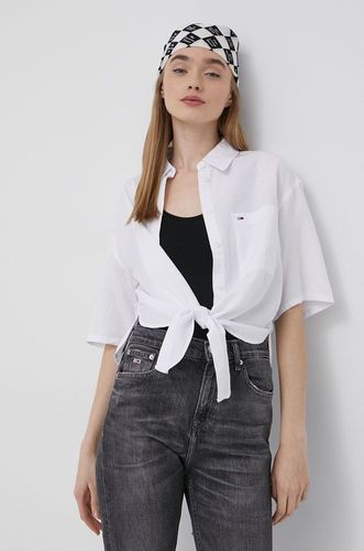 Tommy Jeans koszula z domieszką lnu 214.99PLN