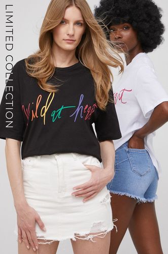 Answear Lab t-shirt bawełniany answear.LAB X limitowana kolekcja festiwalowa BE BRAVE 79.90PLN
