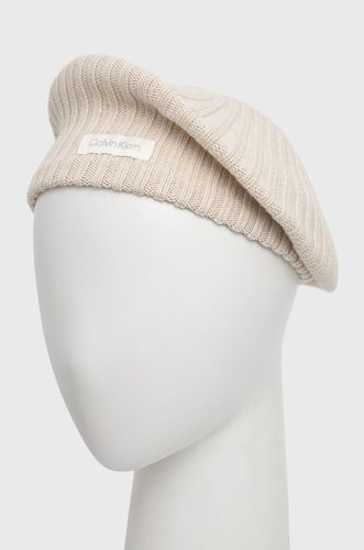 Calvin Klein Beret z domieszką wełny 104.99PLN